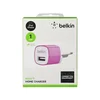 СЗУ "Belkin" 1A с USB выходом (F8JO17E PINK) (белый/розовый)