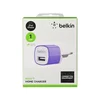 СЗУ "Belkin" 1A с USB выходом (F8JO17E PUR) (белый/сиреневый)