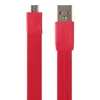 USB кабель "LP" Micro USB "плоский браслет" (белый/европакет)