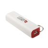 Внешний АКБ "LP" 2600 мАч Li-ion USB выход 1А (белый с красным/коробка)
