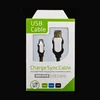 USB Дата-кабель KS-U505 Apple iPhone/iPad/iPad mini Lightning в жесткой оплетке (белый/черный)