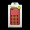Силиконовый чехол для iPhone 5C с дырками (красный коробка)
