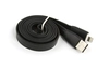 USB кабель "LP" для Apple iPhone/iPad Lightning 8-pin плоский широкий (черный/европакет)