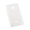 Силиконовый чехол "LP" для Nokia Lumia 435 TPU (прозрачный) коробка