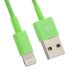USB кабель "LP" для Apple iPhone/iPad Lightning 8-pin (зеленый/европакет)