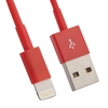 USB кабель "LP" для Apple iPhone/iPad Lightning 8-pin (красный/европакет)