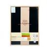 Чехол/книжка для iPad Air "RICH BOSS" Protection Case (кожаный черный/бежевая полоса коробка)