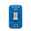 АЗУ "USAMS" 3.1 А с двумя USB выходами белая (коробка)