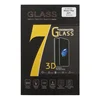 Защитное стекло 3D для iPhone 7 Plus/8 Plus Tempered Glass золотое 0,33 мм (ударопрочное)