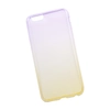 Силиконовая крышка "LP" для iPhone 6/6s (градиент фиолетовый/желтый) коробка