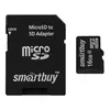 Карта памяти SmartBuy Micro SD 16Гб (с адаптером SD)