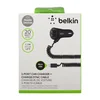 АЗУ "Belkin" 2.1A с двумя USB выходами + USB кабель Micro USB пружина(F8J070bt03-bl (черный/коробка)