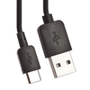 USB кабель "LP" USB Type-C 1м. (черный/коробка)