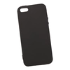 Силиконовый чехол "LP" для iPhone 5/5s/SE TPU (черный непрозрачный, европакет)