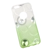 Силиконовый чехол "LP" для iPhone 6/6s "Кружочки зеленый металлик" (европакет)