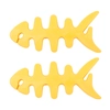 Скрутка для наушников "Рыбка" CC-591F комплект 2 шт. (желтая)