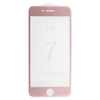 Защитное стекло "LP" для iPhone SE 2/8/7 4D, гибридное стекло, акриловая рамка(розовое)