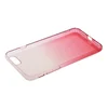 Защитная крышка "LP" для iPhone SE 2/8/7 "Градиент" (прозрачная с розовым/европакет)