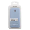 Силиконовый чехол для Samsung Galaxy J7 2017 "Silicone Cover" (голубой/коробка)