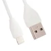 USB кабель REMAX RC-050i Lesu Lightning 8-pin, 1м, TPE (белый)