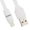 USB кабель REMAX RC-029i  Breathe Lightning 8-pin, 2.4А, LED, 1м, TPE (белый)