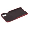 Защитная крышка "G-Case" для iPhone X/Xs Koco Series (кожа/красная, коробка)
