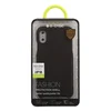 Защитная крышка "G-Case" для iPhone X/Xs Noble Series (кожа/черная, коробка)