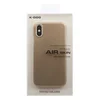 Защитная крышка "K-DOO" для iPhone X/Xs Air Skin 0,33 мм (золотая матовая, коробка)