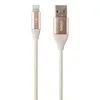 USB Дата-кабель "Belkin" Apple Lightning 8-pin в оплетке MIXIT Duratek 1,2 м (золотой/коробка)