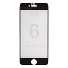Защитное стекло 5D для iPhone 6/6s Tempered Glass черное 0,33 мм (ударопрочное) (OEM)