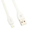 USB кабель REMAX RC-035i  Laser Lightning 8-pin, LED, 1м, TPE (белый)