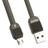 USB кабель REMAX RC-045i  Puff MicroUSB, 1м, PVC (черный)