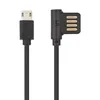 USB кабель REMAX RC-075m Rayen MicroUSB, 1м, TPE (черный)