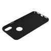 Защитная крышка "LP" для iPhone X/Xs "Сетка" Soft Touch (черная) европакет