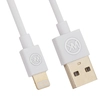 USB кабель WK Worm WDC-052i Lightning 8-pin, 1м, силикон (белый)