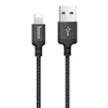 USB кабель HOCO X14 Times Speed Lightning 8-pin, 1м, нейлон (черный)