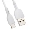 USB кабель HOCO X13 Easy Type-C, 2.4А, 1м, TPE (белый)