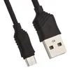 USB кабель HOCO X6 Khaki MicroUSB, 2.4А, 1м, PVC (черный)