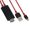 HDTV кабель Apple Lightning 8-pin to HDMI 1,8 метра (красный/коробка)
