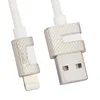 USB кабель REMAX RC-089i Metal Lightning 8-pin, 2.4А, 1м, TPE (белый)