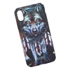 Защитная крышка для iPhone X/Xs "KUtiS" Animals OK-6 Волк (синяя)