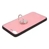 Защитная крышка "LP" для iPhone 7 Plus/8 Plus "Glass Case" с кольцом (розовое стекло/коробка)