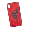 Чехол WK Fancy Diamond для iPhone Xs Max "Бабочка" TPU (красный)