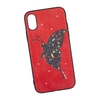 Чехол WK Fancy Diamond для iPhone Xs "Бабочка" TPU (красный)