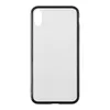 Защитная крышка "LP" для iPhone Xs Max "Glass Case" с черной рамкой (прозрачный стекло/коробка)