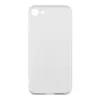Защитная крышка "LP" для iPhone SE 2/8/7 "Glass Case" с прозрачной рамкой (прозр. стекло/коробка)