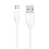 USB кабель BOROFONE BX14 LinkJet MicroUSB, 1м, 2.4A, PVC (белый)