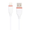 USB кабель BOROFONE BX17 Enjoy Lightning 8-pin, 1м, PVC (белый)