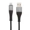 USB кабель HOCO X38 Cool MicroUSB, 2.4А, 1м, нейлон (черный)