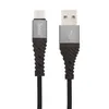 USB кабель HOCO X38 Cool Type-C, 3А, 1м, нейлон (черный)